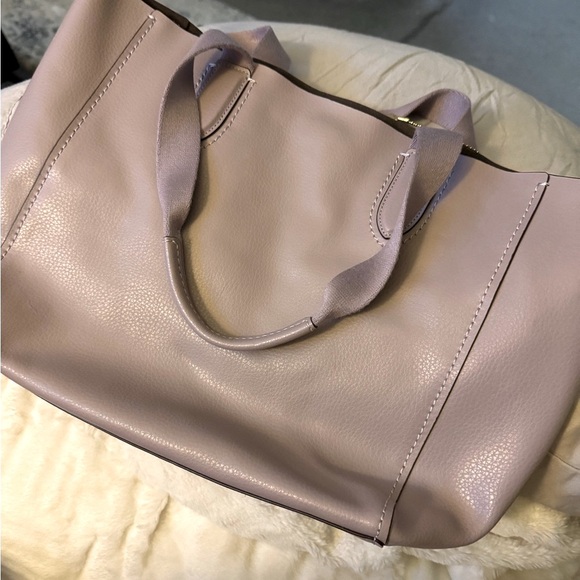 Coach Dusty Lavender Leather Tote Bag - Picture 2 of 4
